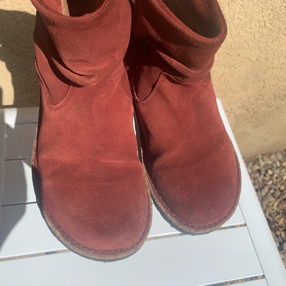 Birkenstock Luton port wine suede boots size 37 L - Picture 10 of 16